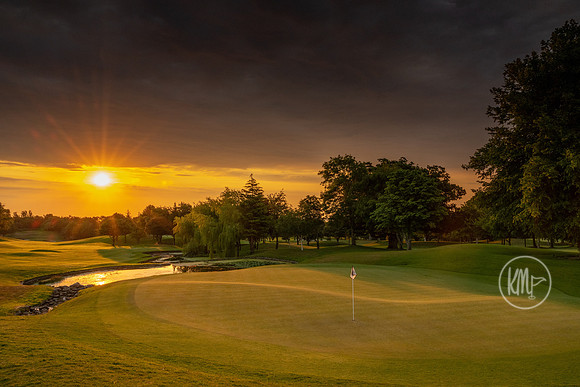 Druids Glen 18 sunrise
