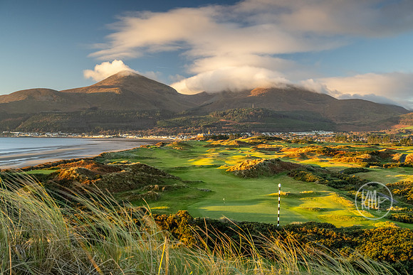 Royal County Down 2025 3 green to Mournes