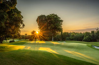 Druids Glen 14 green sunrise