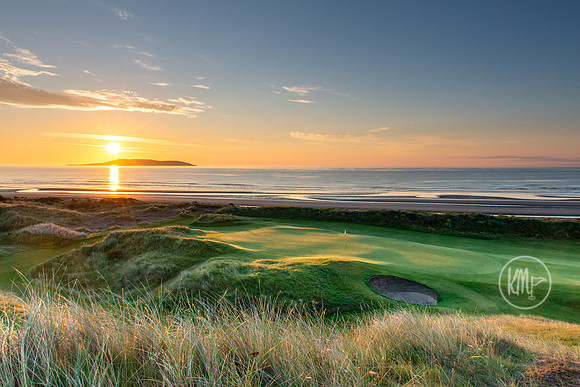 The Island 3rd Green to Lambay Island