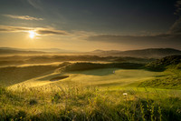 Ballyliffin Glashedy 6 green sunrise